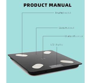 Bascula Inteligente Bluetooth Peso Corporal Grasa Rondon