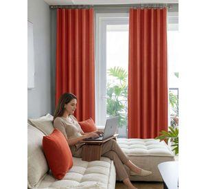 Juego de Cortinas Blackout Premium Engomadas m7