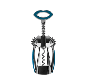 Sacacorcho Silicona Acero Inoxidable Azul FTA