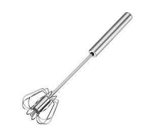 Batidor de Huevos Manual Retractil Espumador Acero Inox.