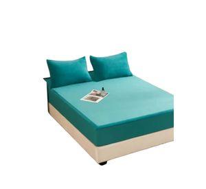CUBRECOCLCHON PLUSH IMPERMEABLE 1.5 COLOR CALIPSO