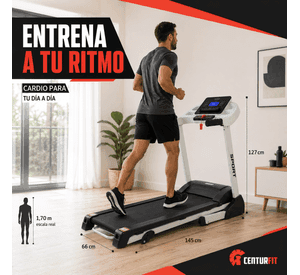 Trotadora Electrica Plegable Inclinacion 2hp 16km/h Bluetoot