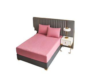 CUBRECOLCHON IMPERMEABLE PLAZA Y MEDIA COLOR ROSA