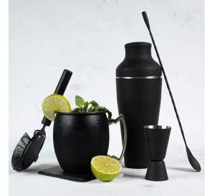 Jarra 500ml Lisa Moscow Mule Negro Mate Acero Lugano
