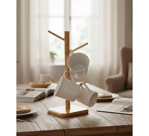 Soporte Vertical Tazas Diseño Orgánico Decorativo Jhn