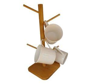 Soporte Vertical Tazas Diseño Orgánico Decorativo Jhn