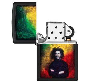ENCENDEDOR ZIPPO 48674 BOB MARLEY DESIGN BLACK MATE