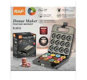 Maquina Para Donas 12 Donas Pequeñas 1100W Negro R2512 RAF