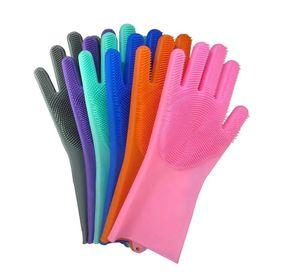 2 Guantes Magicos De Silicona Lavaloza Multiuso Limpieza