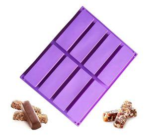 Moldes Para Chocolate Molde Silicona Reposteria Barras 8cav