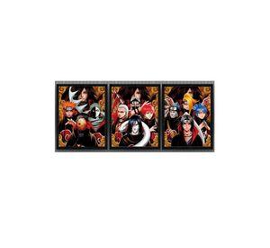 Naruto Shippuden Cuadro 3D Efecto Lenticular 3 imagenes en 1