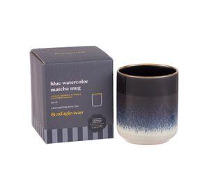 Vaso Cerámica Watercolor Azul 260 ml