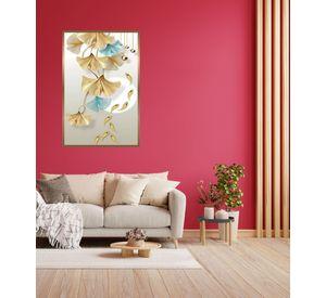 Cuadro Decorativo Pared Hojas Flores Arte Hogar Jhn