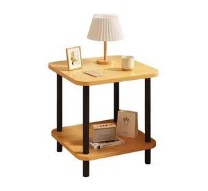 Mesa De Centro Minimalista Madera Sala De Estar Auxilia Mesa