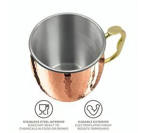 Vasos De Cobre Cocteles Veraniegos Moscow Muse 500ml