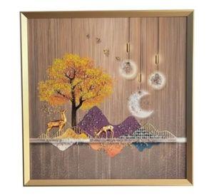 Cuadro Decorativo Moderno Relieve Estilo Naturaleza Jhn