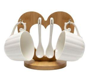 Set 2 Tazas Soporte Exhibición Decorativo Funcional Jhn