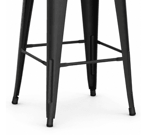 Pack 2 Pisos de Metal Tolix Asiento De Madera