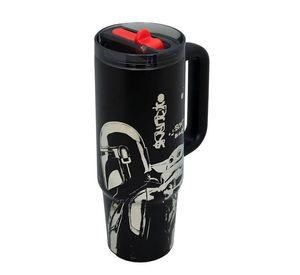 Mug Termico 30 Oz Black Star Wars Mandalorian Yoda