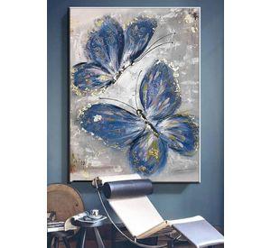 Cuadro Decorativo Pared Mariposas Abstractas Hogar Jhn