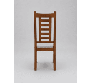 Pack 2 Sillas Walnut de Madera Pino Color Miel Tapiz Celeste