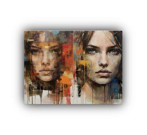 Cuadro Inspirador En Bastidor: Retrato 65x50cm