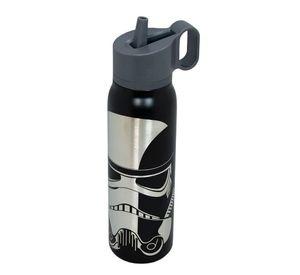 Botella Metalica Gancho Black Star Wars 1 Dart Vader