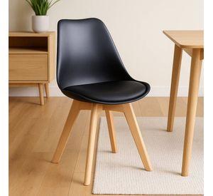 Pack x 4 Sillas Tulip Negro