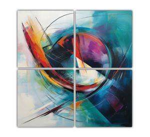 Cuadros Hermoso Calma: Pintura Titulada Secret 160x160 Cm