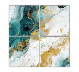 Pinturas Decorativas Modernas De Fondo Blanco, 140x140 Cm