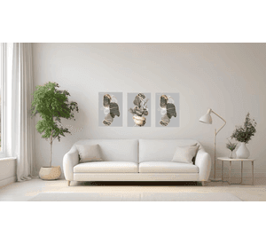 Cuadro Canvas Imagen Abstracto Arbol en lienzo Pack X3 Uds 30x50cm Cu
