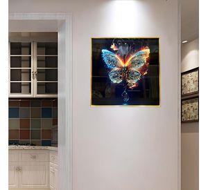 Decoración Pared Moderno Arte Mariposa Pintura Abstracta Jhn
