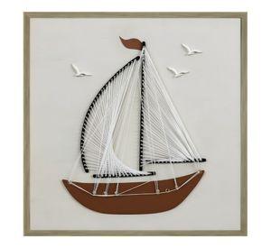 Cuadro Decorativo Adorno Pared Barco Arte Hogar Jhn