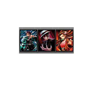 Demon Slayer Cuadro 3D Efecto Lenticular 3 imagenes en 1