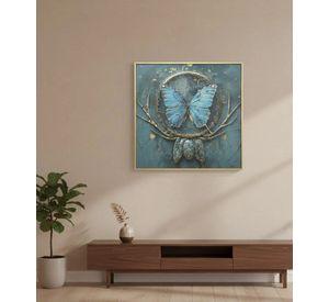 Cuadro Decorativo Pared Contemporáneo Mariposa Fantasía Jhn
