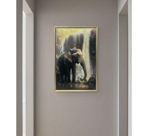 Cuadro Decorativo Elefante Majestuoso Naturaleza Adorno Jhn