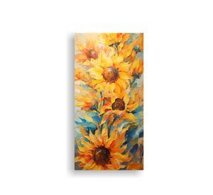 Cuadro Pared Van Gogh Sol Reinterpretado 80x160cm