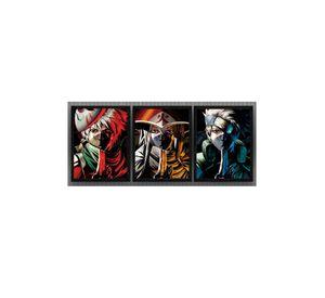 Shingeki no Kyojin Cuadro 3D Efecto Lenticular 3 imagenes en 1