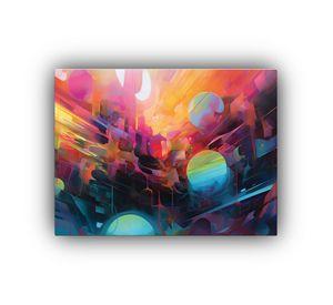 Cuadros Decorativos Con Reflejos Brillantes De Espacio Y Col 60x40cm