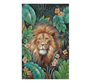 Cuadro Decorativo Adorno Pared León Jungla Hogar Jhn