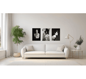 Cuadro Canvas Imagen Foto Artística en lienzo Pack X3 Uds 30x50cm Cu