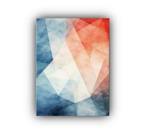Cuadro Acuarela Calma En Fondo Escandinavo Limpio 30x40cm