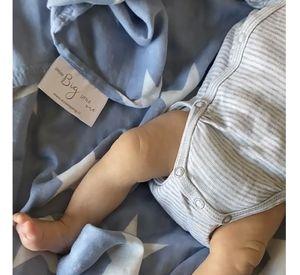 Manta Swaddle de Bamb KOSLEEPING AZUL