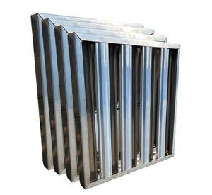 Pack 4 Filtros de Acero Inoxidable 50 x 50 cm para Campana