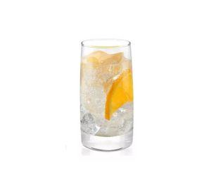 Set 6 Vasos Altos 388cc Toledo Vidrio Cristar Mojitos Bebida Transparente