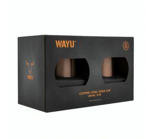 Set 2 Vasos Aperitivo Copper Line Wayu