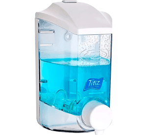Dispenser Jabon Liquido Organizador Pared Detergente Shampoo Color Blanco