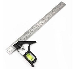 Escuadra De Medir Combinada 300 Mm, Regla Medición