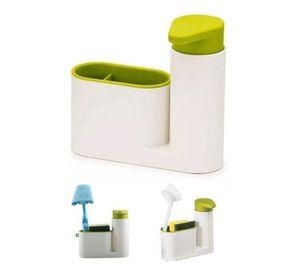 Dispensador Jabon Liquido Lavaplatos Lavalozas Porta Esponja