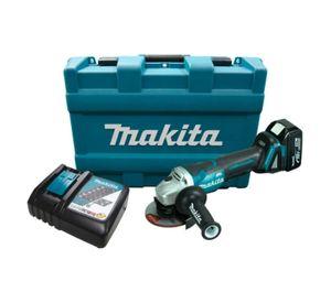 Esmeril Angular Inalámbrico 4 1/2 DGA455RF Makita carg+bat